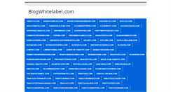 Desktop Screenshot of blogwhitelabel.com