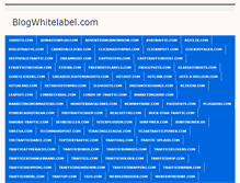 Tablet Screenshot of blogwhitelabel.com